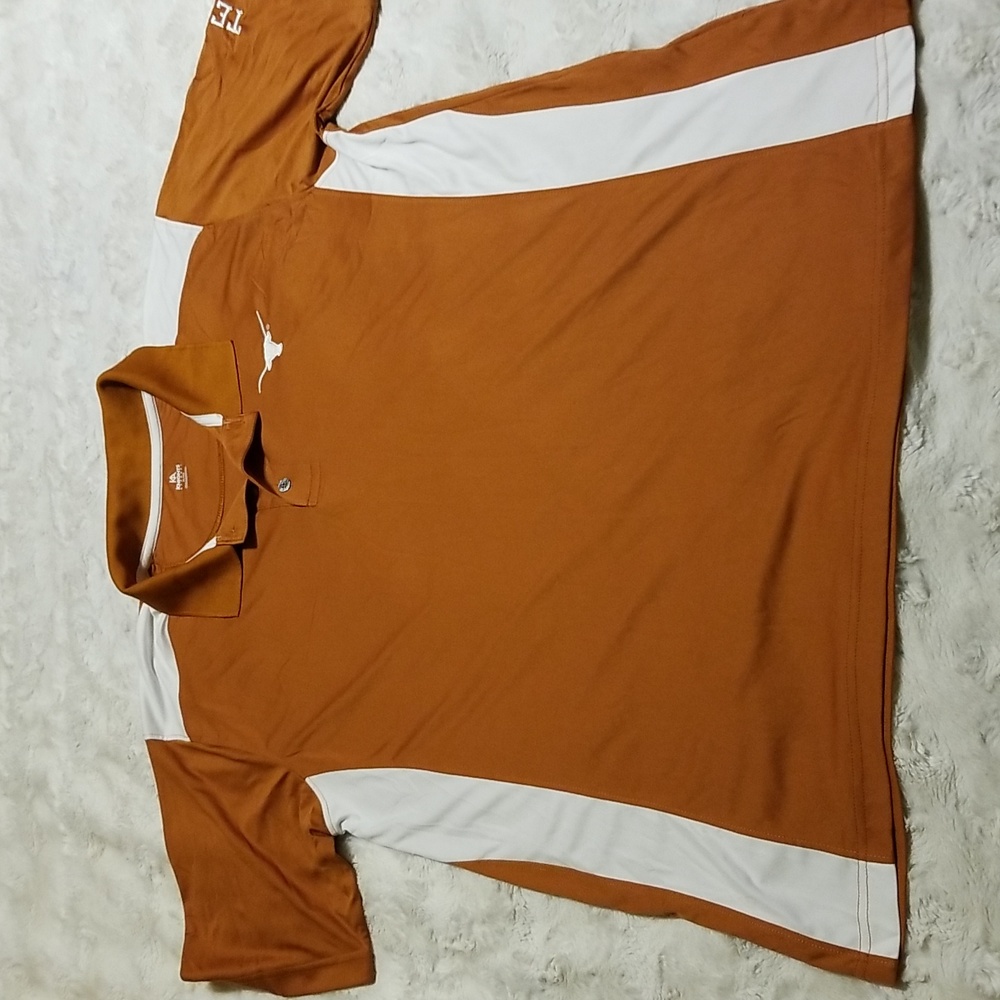 Knights Apparel Brown and White Polo Shirt
